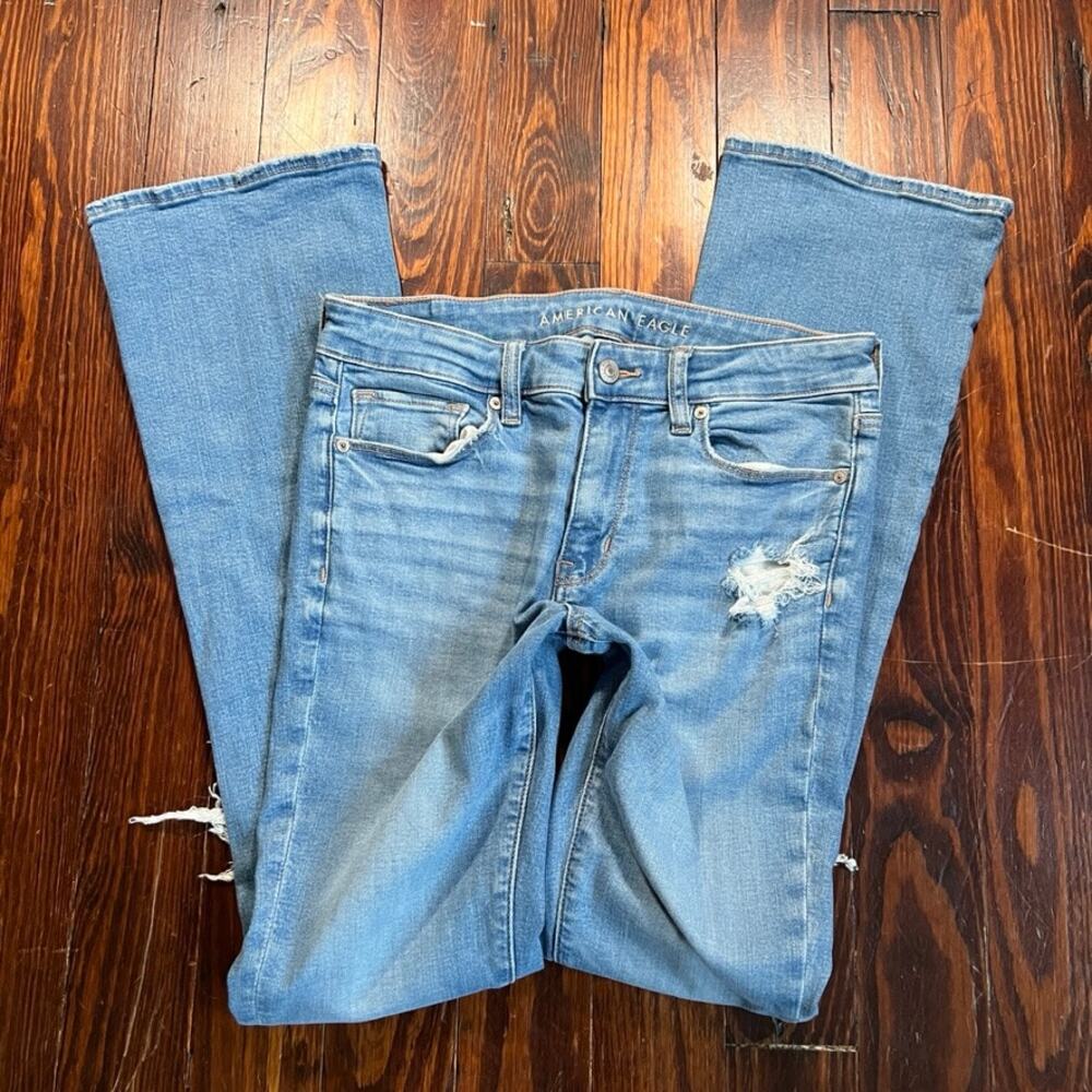 American Eagle 8L Y2K Jeans Blue Flare